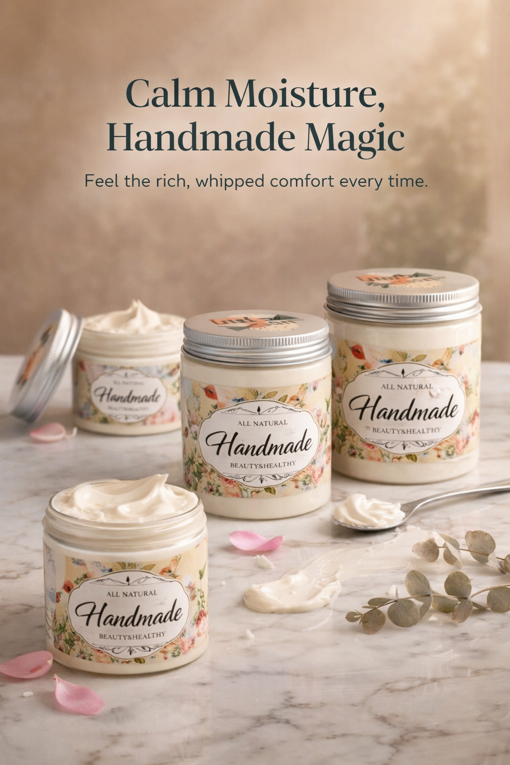 Whipped tallow body butter