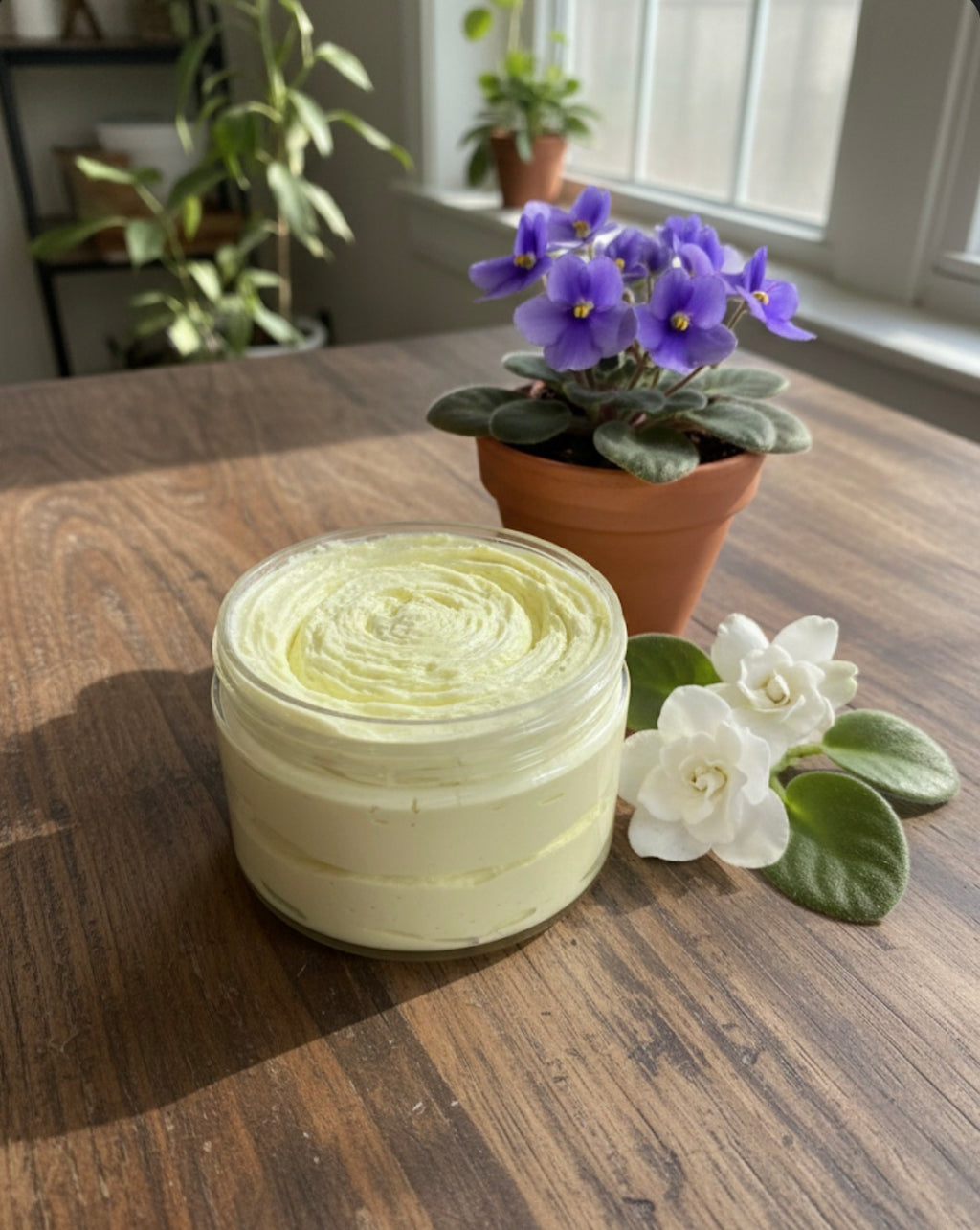 Whipped tallow body butter