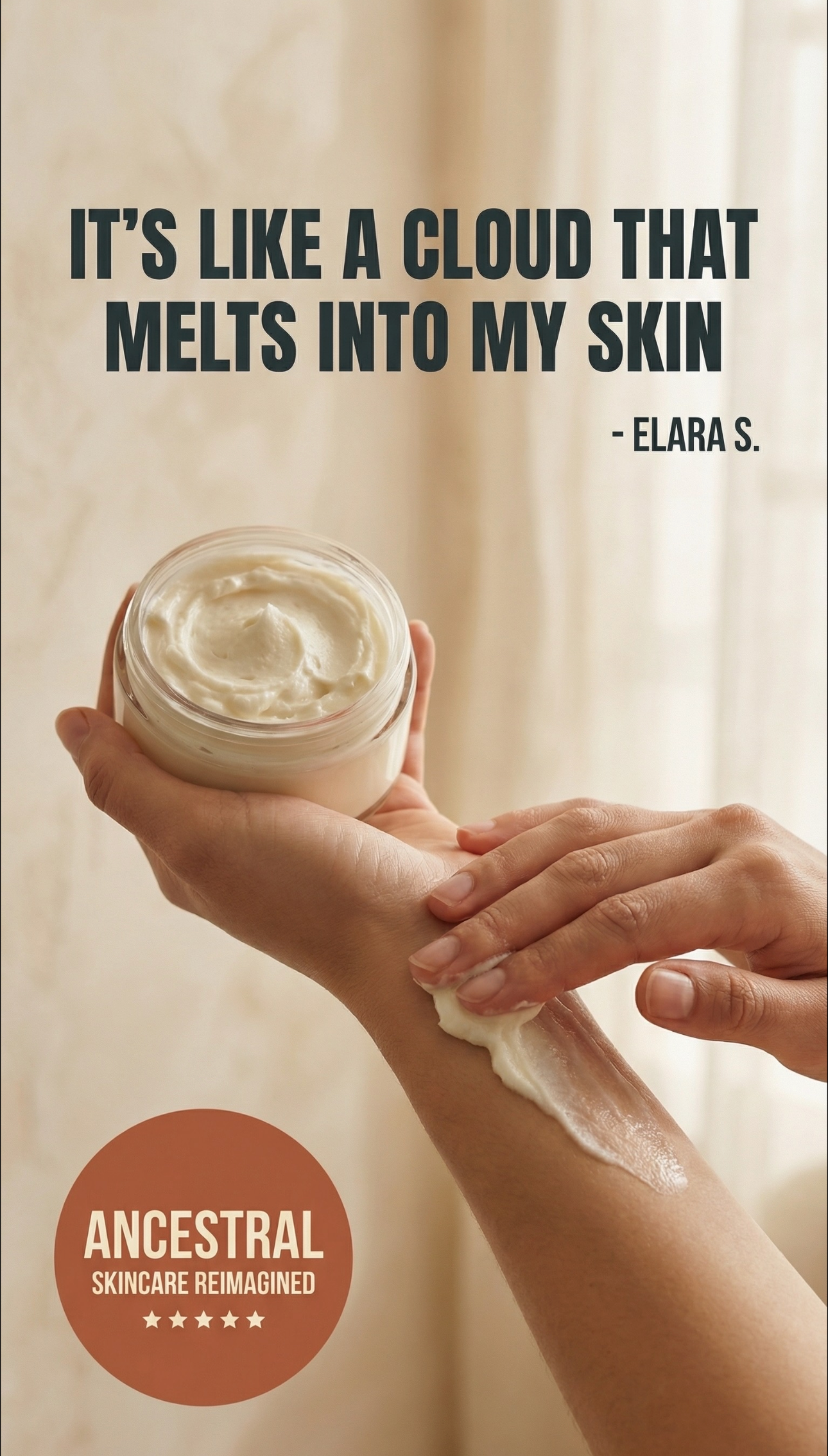Whipped tallow body butter